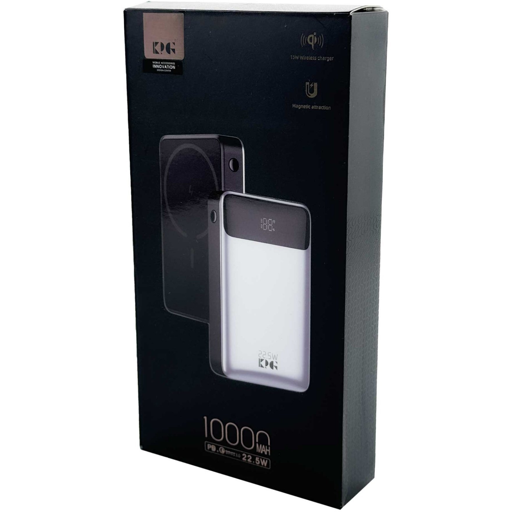 پاور بانک وایرلس 10000 KPGسوپرفست 22.5w مدل WPG-108